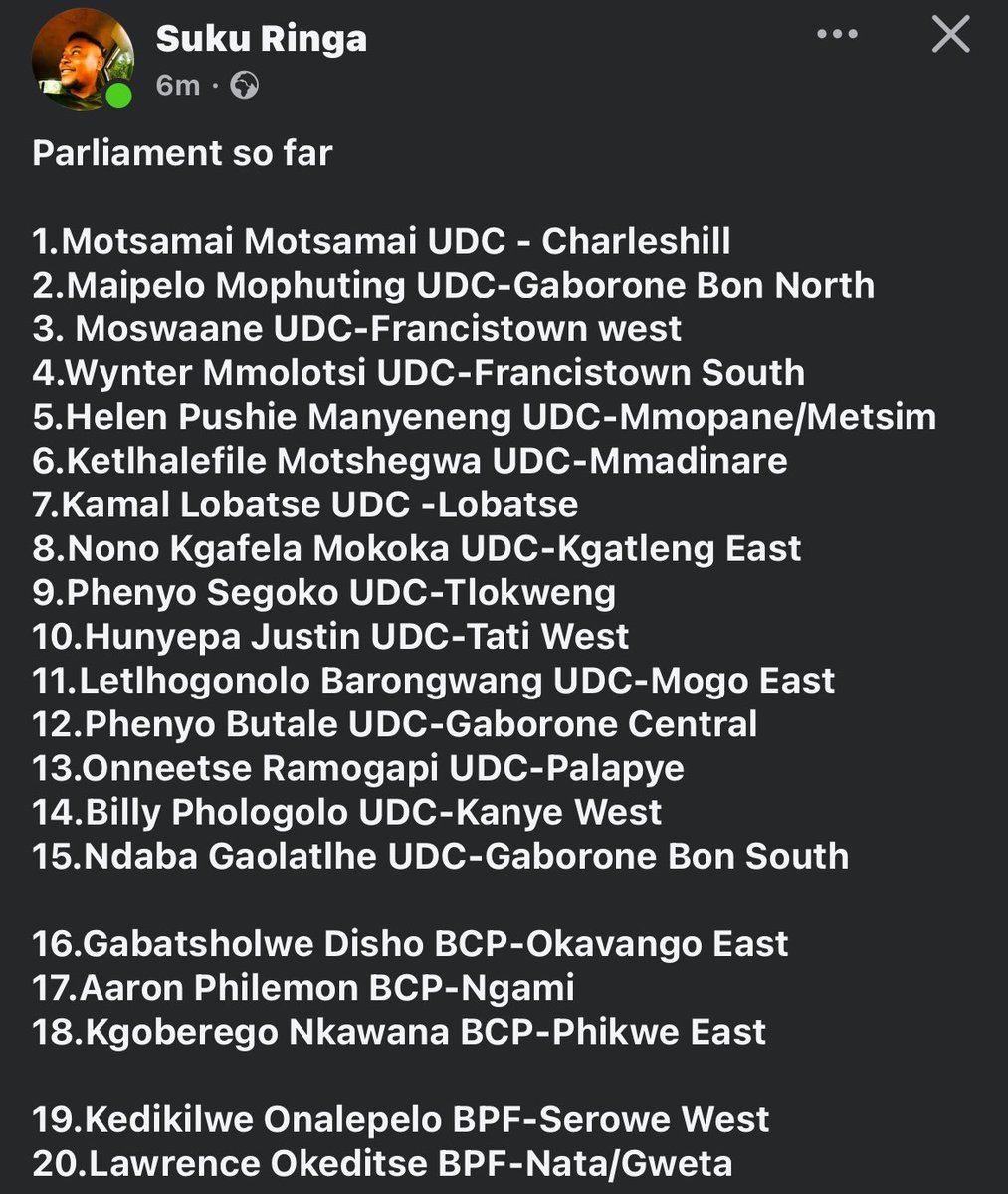 plekgetho1's tweet photo. #BotswanaDecides2024 https://t.co/Wn7bNJFsDg