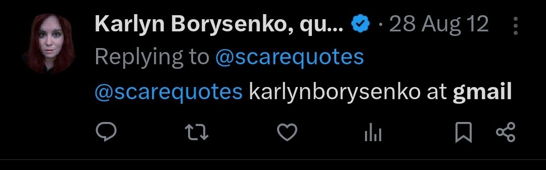 EsoShaggy's tweet photo. Karlyn Borysenko is CRASHING OUT, threatening to "DOX" &amp; "END" me!

Why? Cause I pointed out Mrs Piggie cheated on her husband &amp; I posted the email she herself publicly listed.

In return, she's harassing random people &amp; trying to ruin my life over a minor argument! https://t.co/0xHSLZxAdX