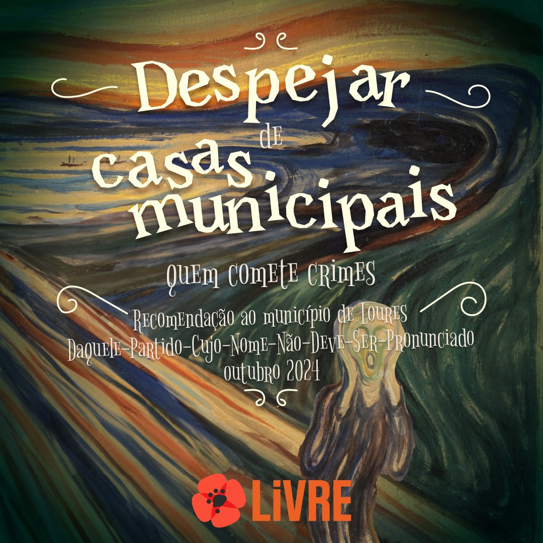 LIVREpt's tweet photo. Ideias aterradoras de quem quer transformar o país numa casa de horrores! 🎃 https://t.co/ZVug47phHg