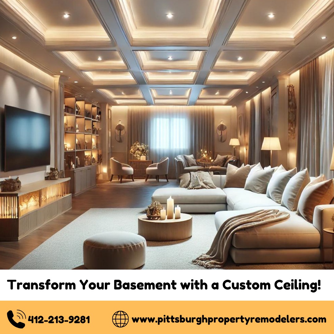 pghpropertyremo's tweet image. Basement Transformation Begins Here! 

A custom ceiling can completely change the feel of your basement, making it a more welcoming space for family and guests. Get started with a free quote!

#BasementRemodel #CustomCeiling #PittsburghRenovations #BasementDesign