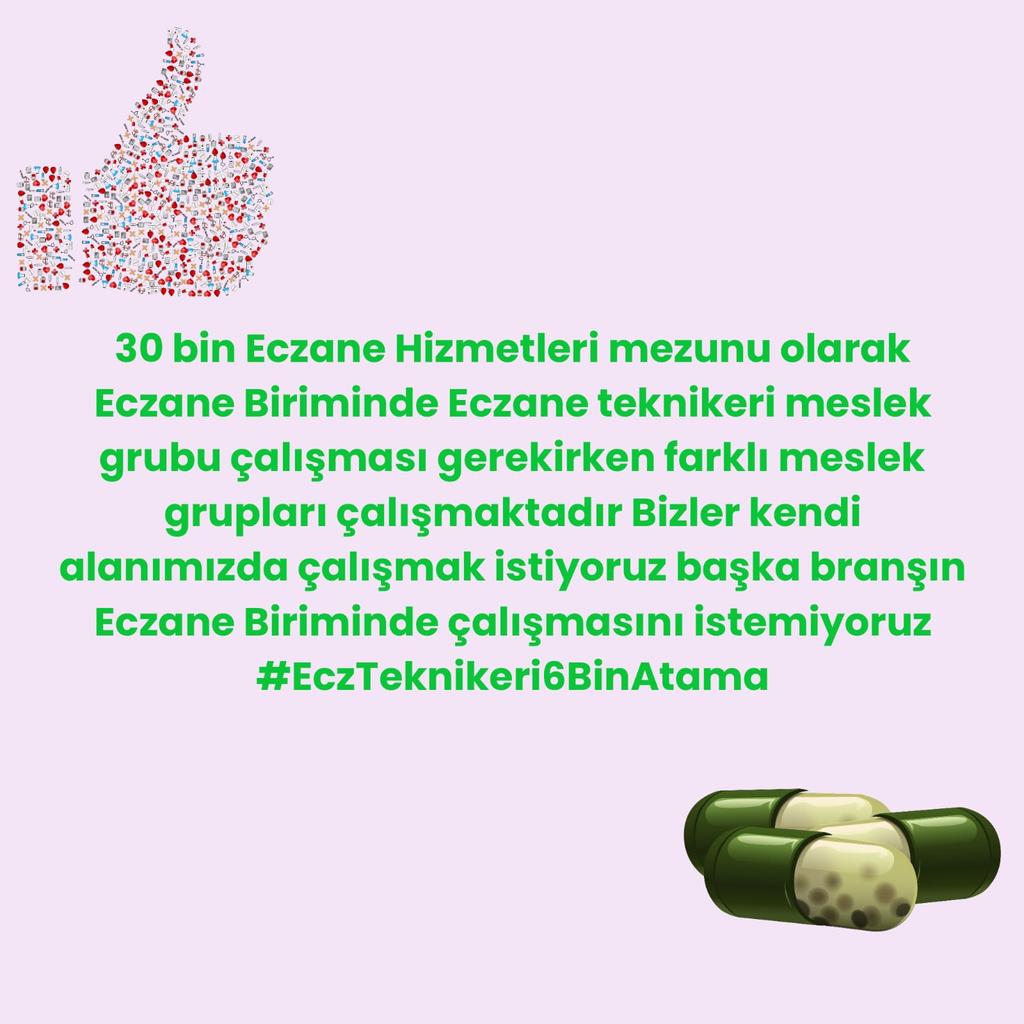 Busraa__srky's tweet photo. @hakanaksu058 Sağlık sektöründe taşeron işçi çalıştırılması, hizmet kalitesini düşürüyor. Eczane teknikerlerinin ataması yapılarak, bu sorun çözülebilir
@drmemisoglu
#eczTeknikeri6binatama https://t.co/CSViZveRZH