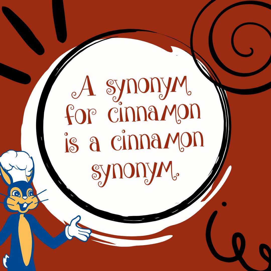 Today is National Cinnamon Day and November 10 is International Tongue Twister Day, so we thought we'd "twist" the two celebrations up into this #FunFriday tongue twister!
That's What I Said... #BunnyBread!