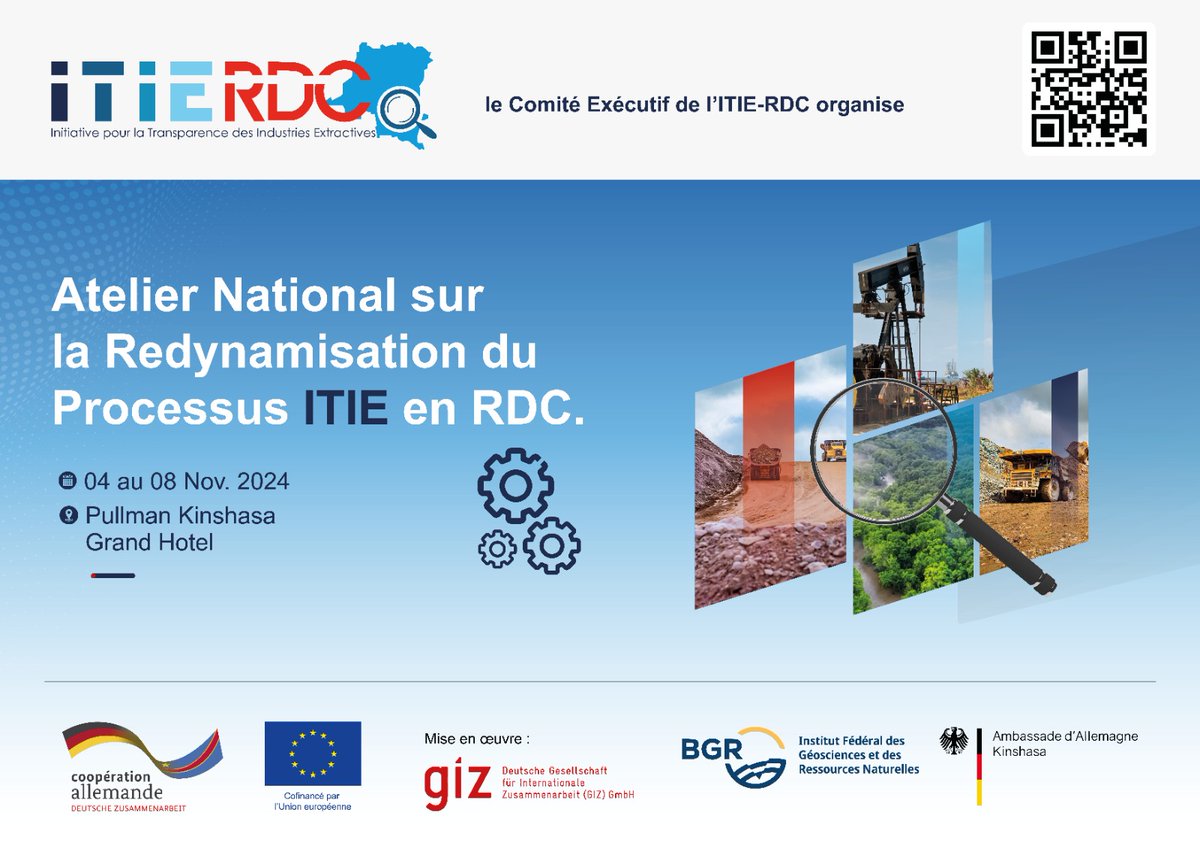AdrienMwenyema4's tweet image. #Redynamisation de @itierdc : #Transparence, #Bonne_gouvernance #Redevabilité sont le seul moyen de faire bénéficier toute la population congolaise, des ressources naturelles, un don de Dieu créateur. 
Ns y sommes engagés depuis plus de 7 ans !
#Stop_Corrupion