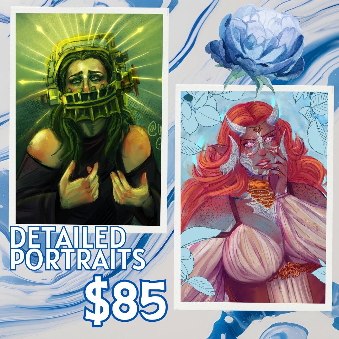 wraithguards's tweet image. hi! i’ve been in Medical Hell recently &amp;amp; under a lot of financial strain, so i’m opening comms. 4-5 slots, dm me if you’re interested! 🌟🩵 please consider donating to my ko-fi linked below otherwise, i can use all the help i can get. more examples of my work below ⬇️