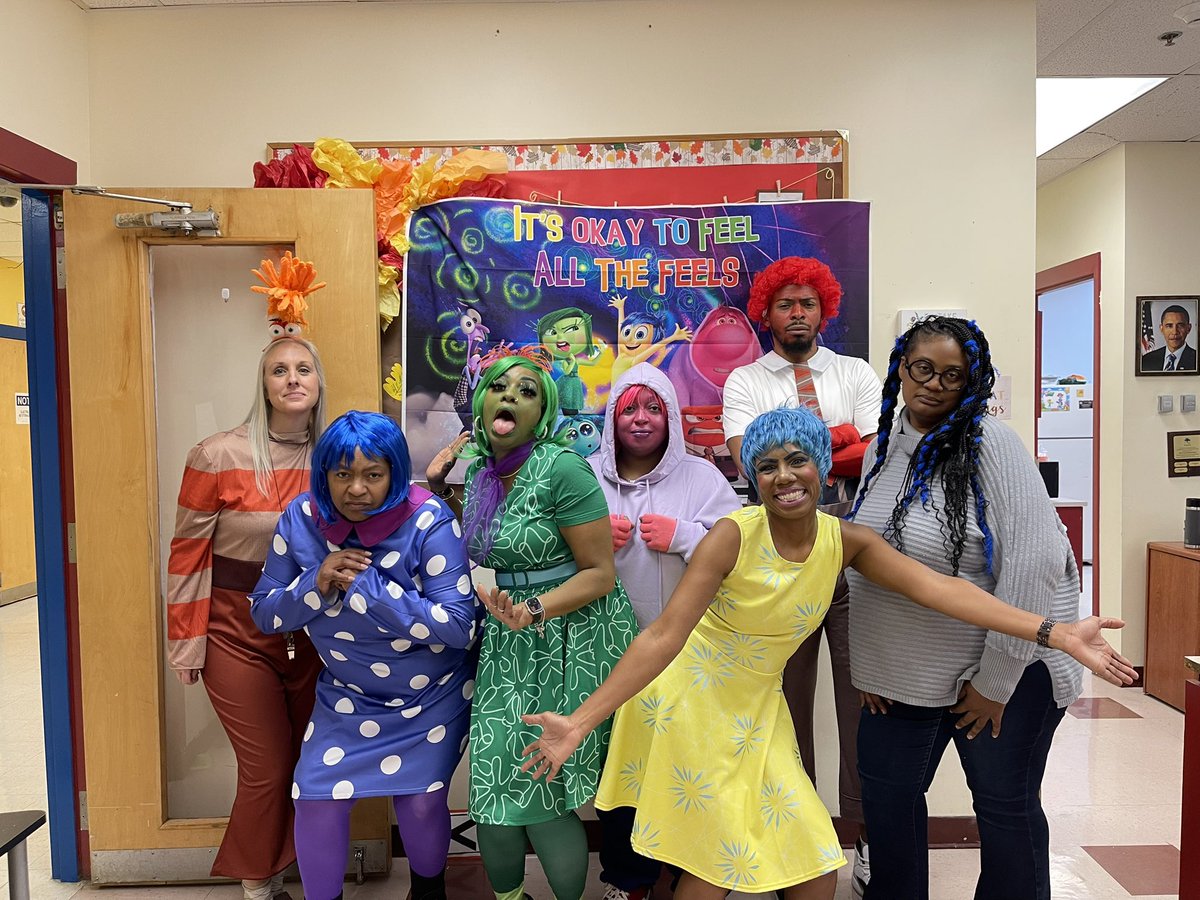 Check out some of the staff having fun for Character Day! 🤣🤣🤣 #insideout2