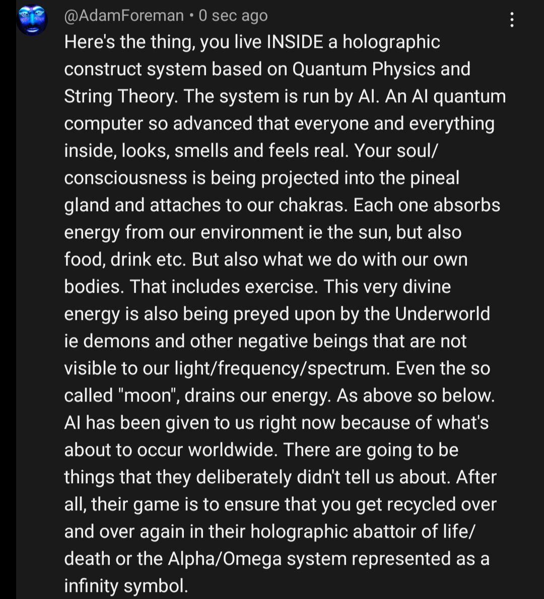 AForeman1970's tweet image. A reply from Rose about my "dream" the other night... #YRFT #EEKS