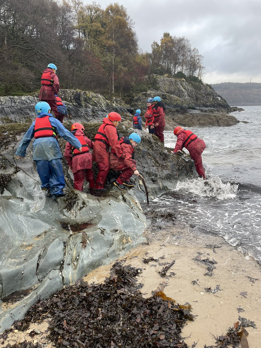 Group 2 had a brilliant day! They started with a forest walk and then went down to the beach to explore the shore 😃🌳.
