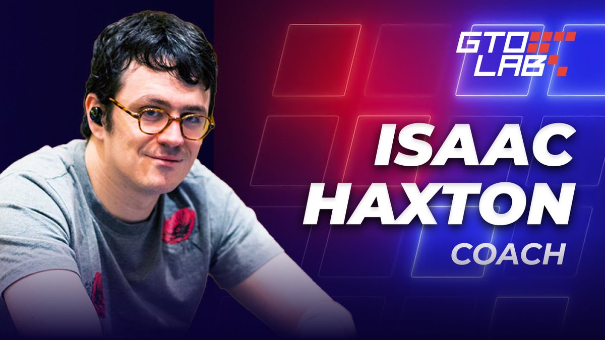 Exciting news: ISAAC HAXTON <a href="/ikepoker/">Isaac Haxton</a> is now part of the GTO LAB coaching team! As one of the greatest minds in poker, Ike will be sharing his expertise with our community. Follow along for updates as we prepare to launch our new Video Library, featuring weekly coaching videos