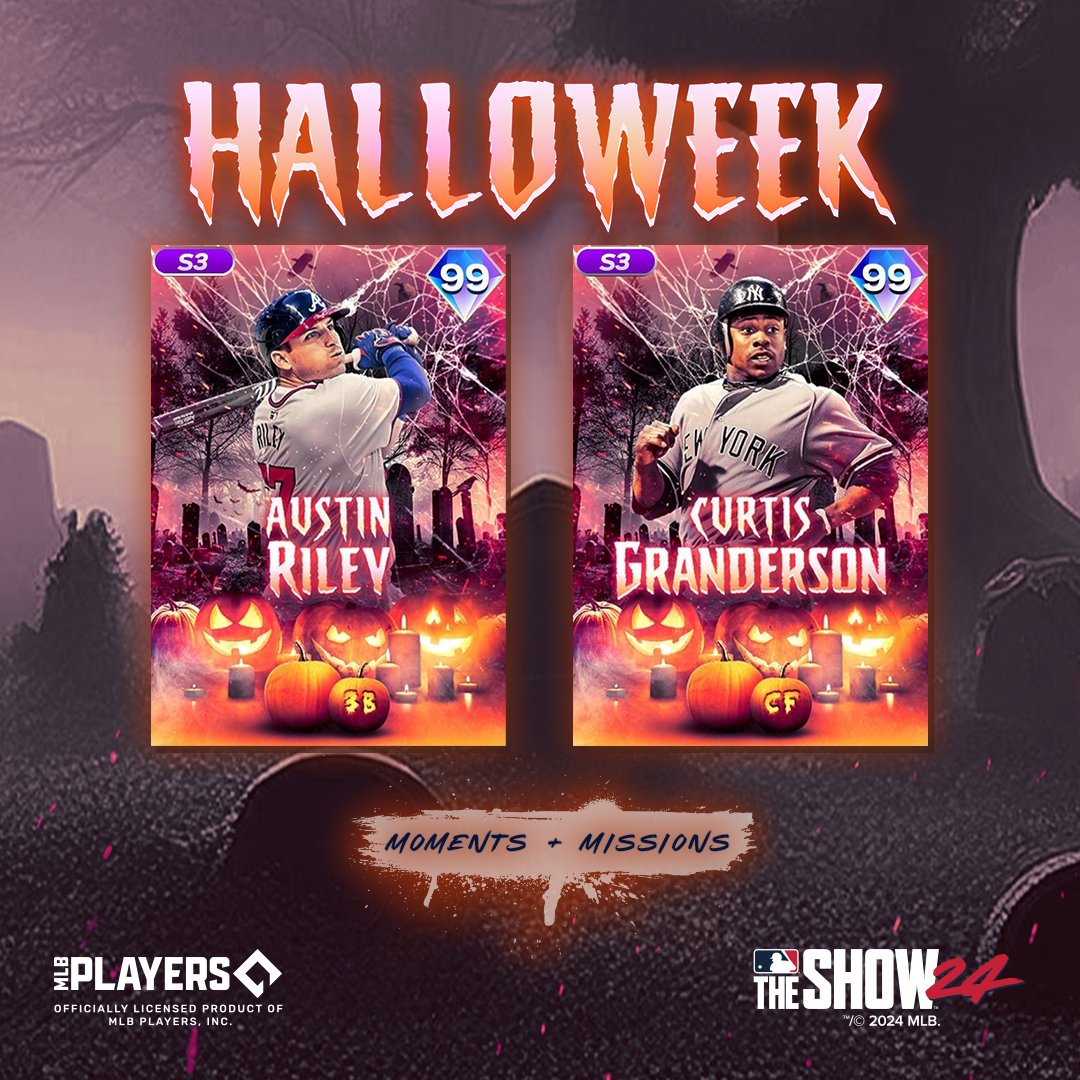 MLBTheShow's tweet image. 🎃👻 🎃 👻 🎃 👻 🎃

mlbthe.show/Halloweek

#MLBTheShow #Halloweek