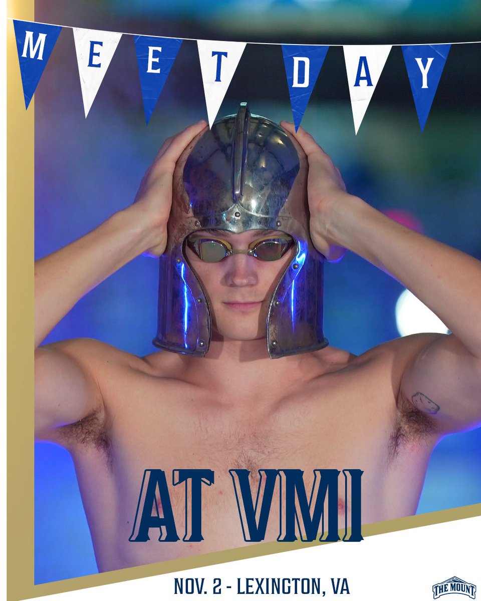 MEET DAY!!!  

⏰: 1pm
🆚: VMI
📷: Lexington, VA

#GoMount