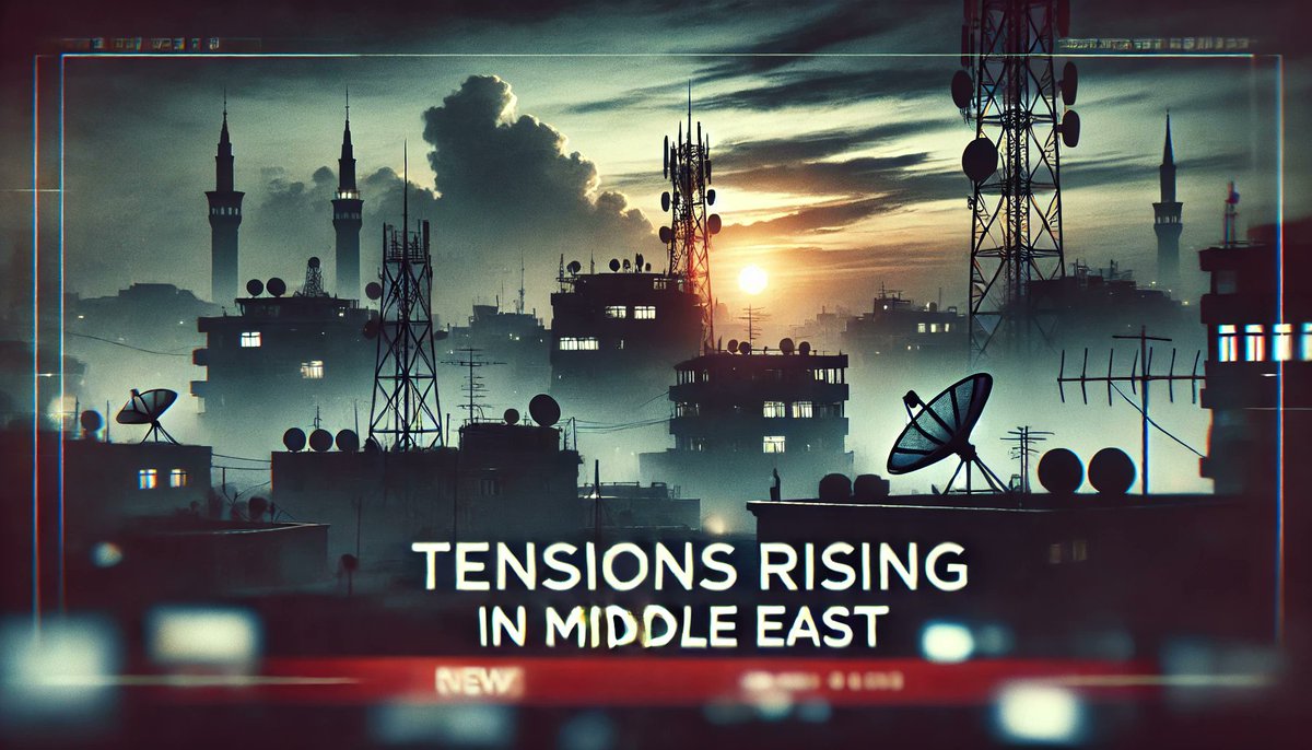 KTVcorp's tweet photo. "ALERT: Iran said to be planning a powerful retaliatory attack on Israel in the coming days, reports Axios. The region braces for potential escalation. 
#Iran #Israel #BreakingNews" https://t.co/VByXdo0SAx