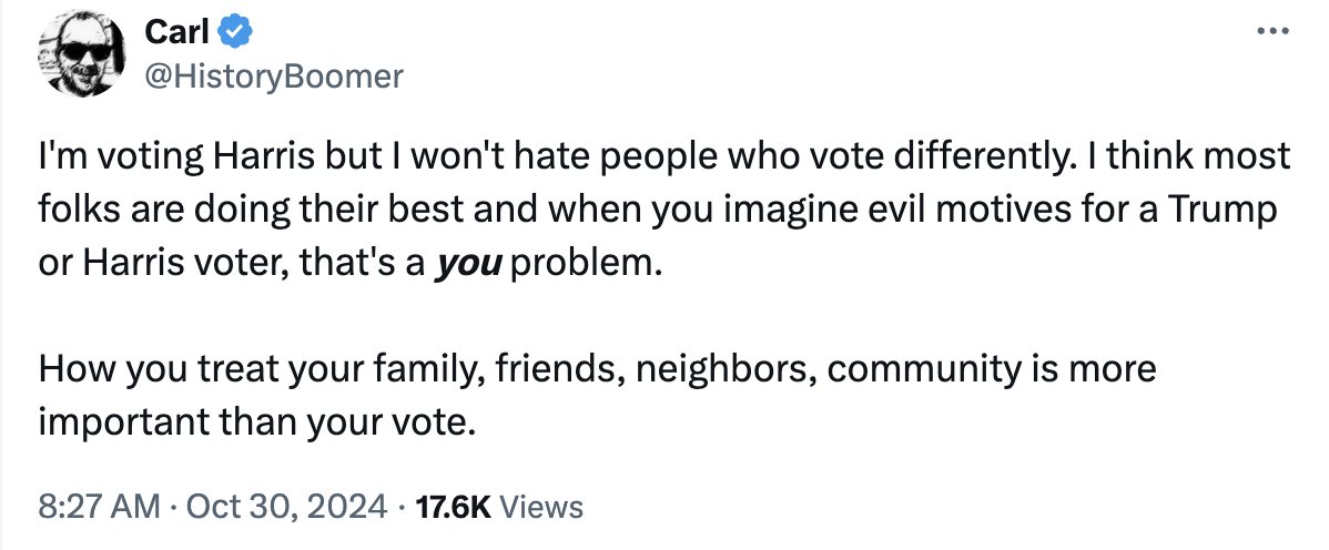 CancerMommy's tweet photo. I get this attitude—I'm a Dem living in ID. But this is not a normal election, these are not normal disagreements, and I get real upset at folks telling me I need to tolerate intolerance. Get America back to sane reality, and we can disagree on policy again. #VoteBlue https://t.co/47MH8vx6GQ