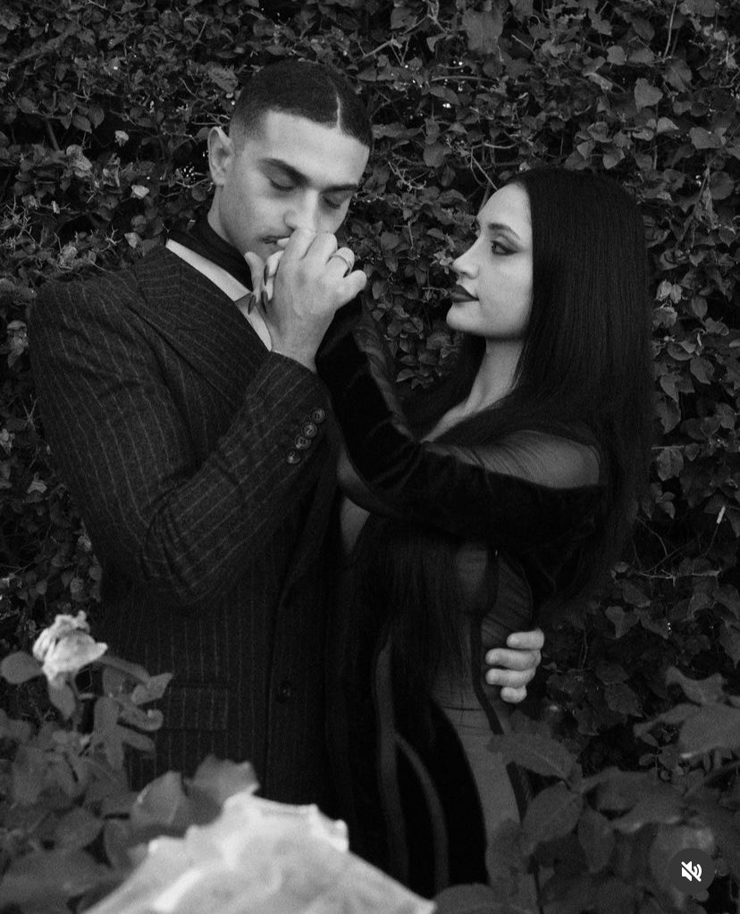 Leah &amp; Miguel as Morticia &amp; Gomez Addams 🖤