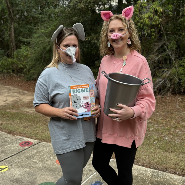 Our Math and Literacy Coaches got in the spirit today!