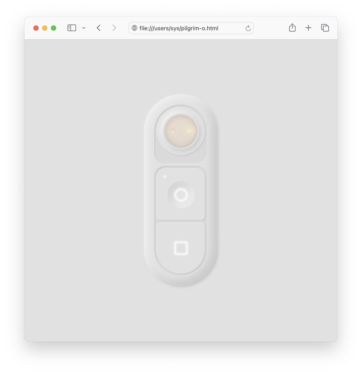 syscry_'s tweet photo. pilgrim-o.html

work-in-progress
HTML/CSS, 11kb, 2022 https://t.co/mdHAJzRsKX