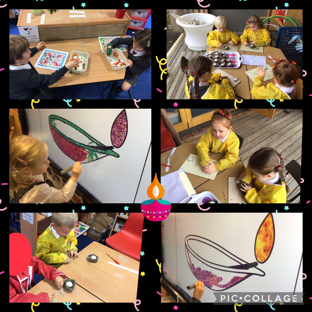 This week in Reception <a href="/Hollymountbury/">Holly Mount RC Primary</a> we have been learning all about the festival of Diwali.  We responded through art and explored sculpture to create our individual diva lights. 🪔