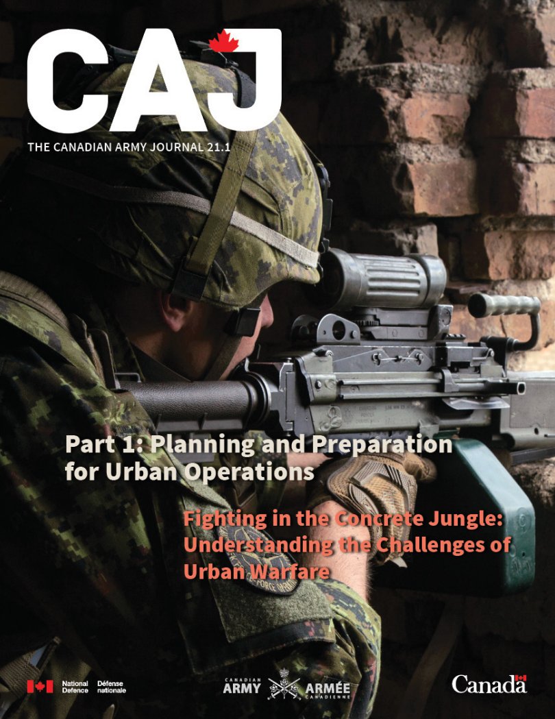 🚨🪖🇨🇦It's the update we've been waiting for: The new urban-warfare-themed edition of the Canadian Army Journal is finally LIVE! 

canada.ca/en/army/servic…