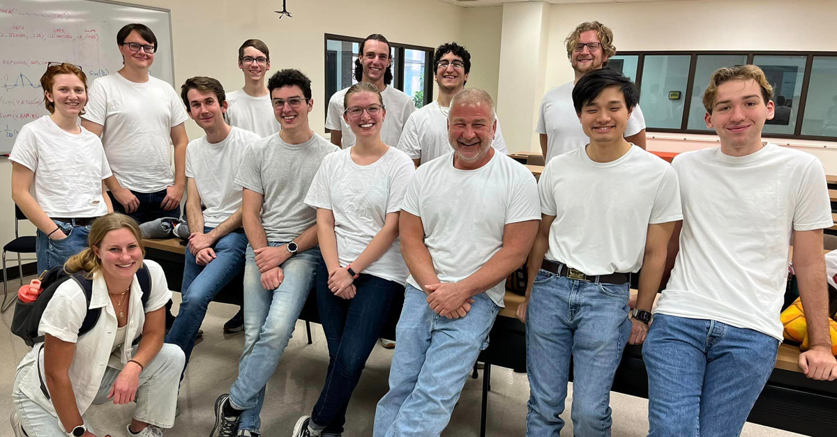 RITscience's tweet photo. #CareerGoals - To motivate your college students to the point where they choose to dress up as you for #Halloween! #RIT #RITscience #imagingscience https://t.co/83LqENuXE0