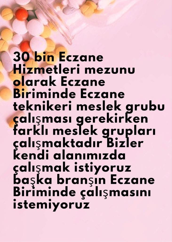 Busraa__srky's tweet photo. @hakanaksu058 İlaçlar taşeronlara,işçilere değil işinin ehli kişilere bırakılmalı. Tüm sağlık sistemi ilaç üzerine kuruluyken Eczane Teknikerinin yerine o işte uzman olmayan branşlar çalıştırılamaz. Sesimizi duyun. Yeni dönemde adil atama bekliyoruz.9 #eczteknikeri6binatama @drmemisoglu https://t.co/O4v2b8zbEB