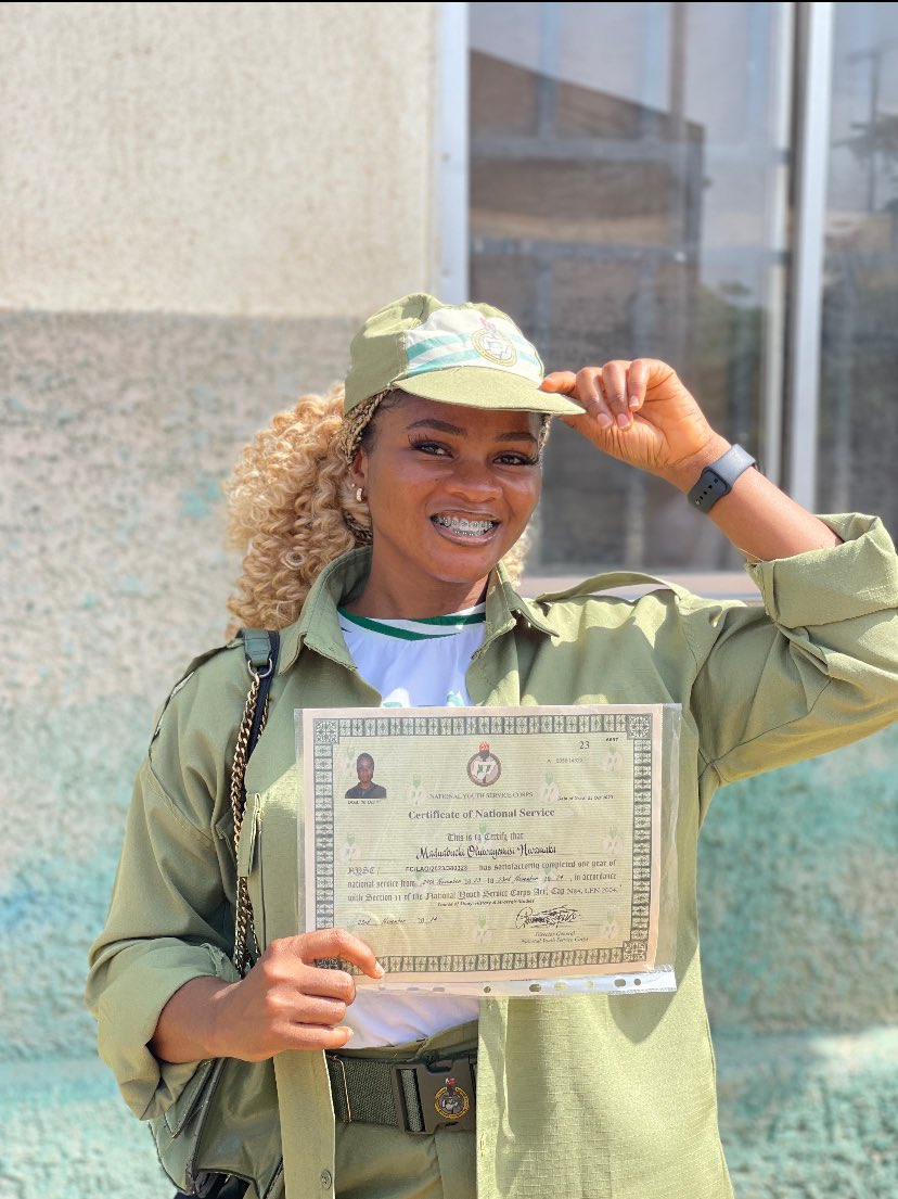 Nysc done ✅ Thank you Jesus

#Abujakopa #Nysc