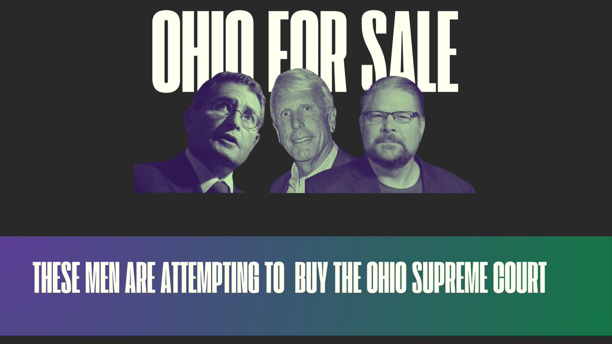Other right-wing groups are flooding Ohio Supreme Court elections. “Ohioans for a Healthy Economy," funded by Dick Uihlein’s state court SuperPAC, is running ads attacking Democratic judges. While Frecka PAC, funded by MAGA donor David Frecka, is pushing the Republican judges.