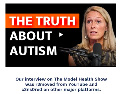 DocumentingHope's tweet image. Our Executive Director, Beth Lambert's interview on the @ShawnModel podcast was removed from YouTube this week and C3NS0RED on other major platforms. Please listen and help us share this conversation far and wide! They cannot stop us from sharing the TRUTH.
Linked here:…