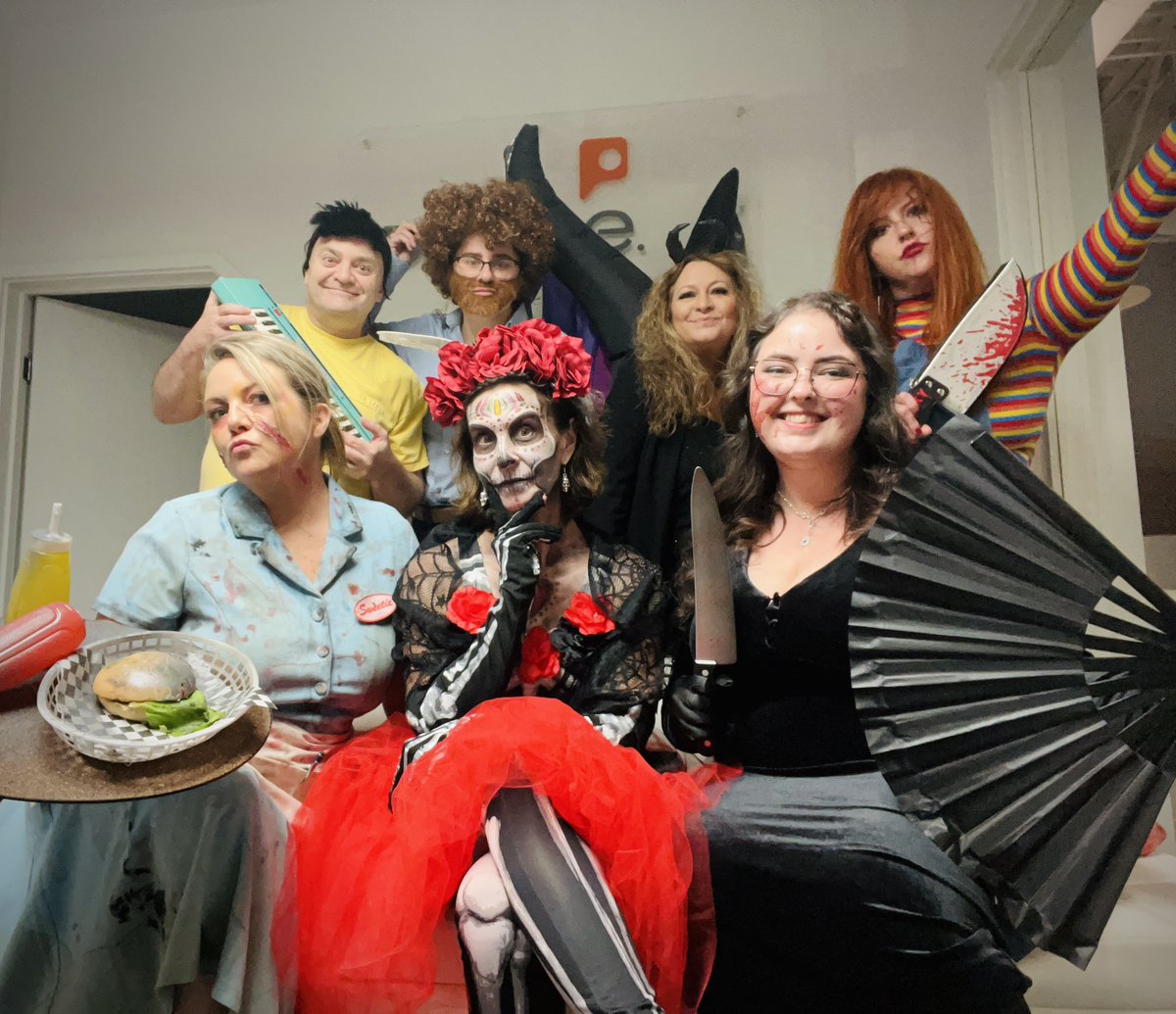 PrimeisCreative's tweet image. Squad ghouls. 🎃👻 Happy Halloween to all!