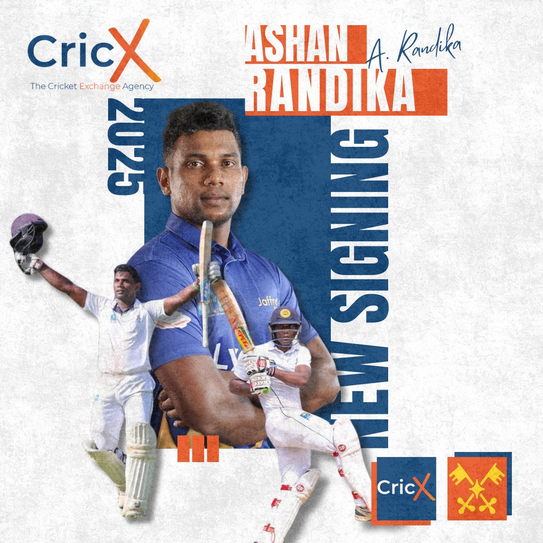 cricketagency's tweet image. 🏴󠁧󠁢󠁥󠁮󠁧󠁿 | 𝙉𝙀𝙒 𝙎𝙄𝙂𝙉𝙄𝙉𝙂✍️ 

"𝐁𝐫𝐨𝐨𝐤𝐞 𝐒𝐞𝐜𝐮𝐫𝐞𝐬 𝐑𝐚𝐧𝐝𝐢𝐤𝐚" 🔐 

Congratulations to Ashan Randika on signing with @brookeccnorwich for the 2025 Norfolk Cricket Alliance Premier Division campaign. 🏏 

Ashan is set to embark on his maiden UK stint, bringing his…