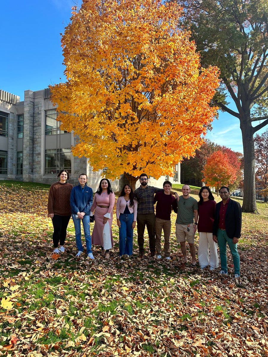 Nair @Nair Lab (@nair_lab) on Twitter photo New group photo in Fall colors in beautiful Medford, MA! <a href="/TuftsUniversity/">Tufts University</a> <a href="/TuftsEngineer/">Tufts University School of Engineering</a> New group photo in Fall colors in beautiful Medford, MA! <a href="/TuftsUniversity/">Tufts University</a> <a href="/TuftsEngineer/">Tufts University School of Engineering</a>