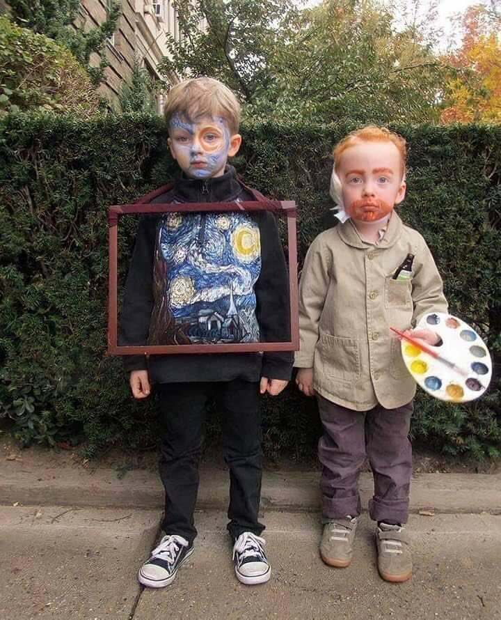 LealtadSabia's tweet photo. 2. Disfraz de Halloween de Vincent van Gogh y la pintura de la noche estrellada https://t.co/NP6dRmrOLm