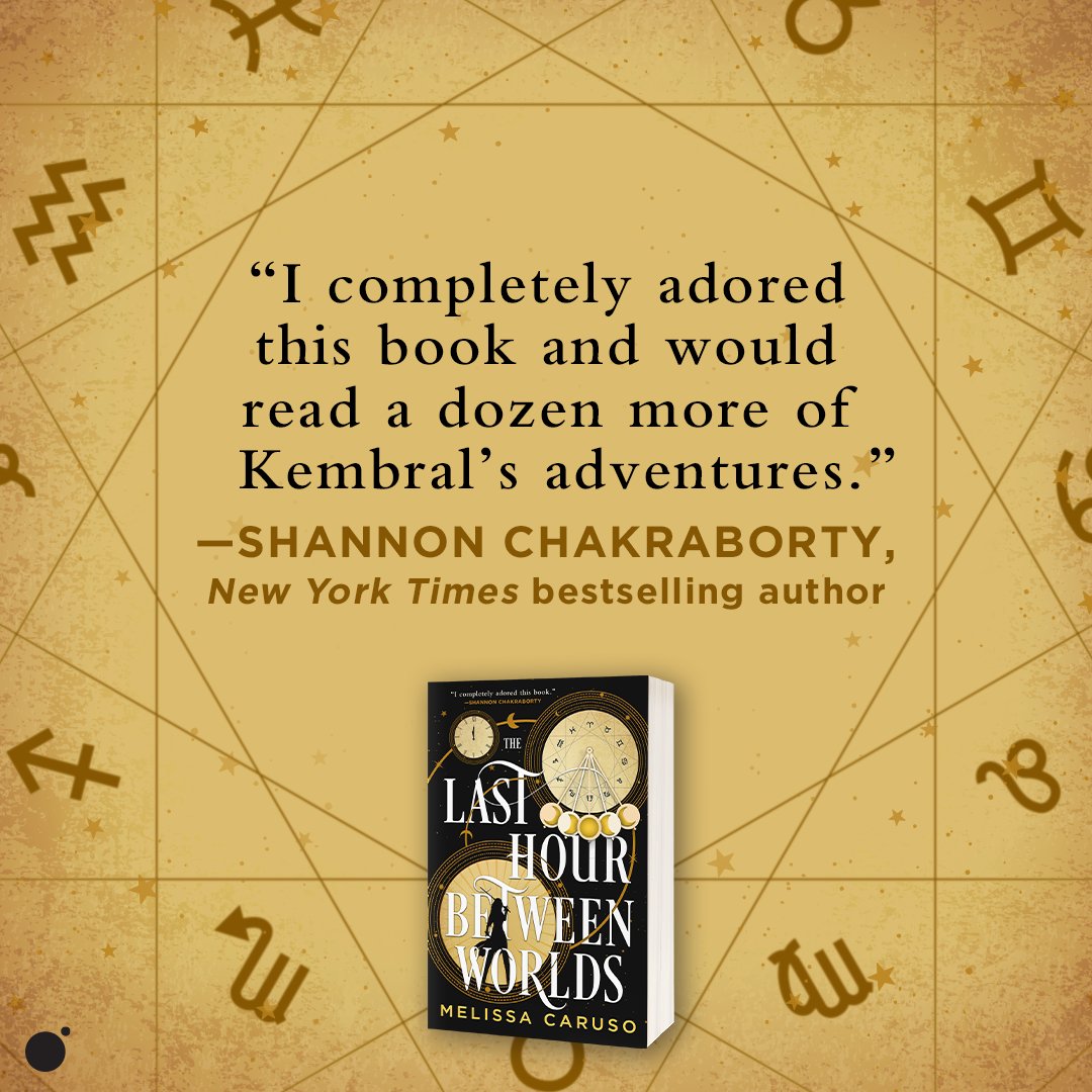 "I completely adored this book and would read a dozen more of Kembral's adventures." —@SAChakrabooks, New York Times bestselling author

THE LAST HOUR BETWEEN WORLDS by @melisscaru is available this November!