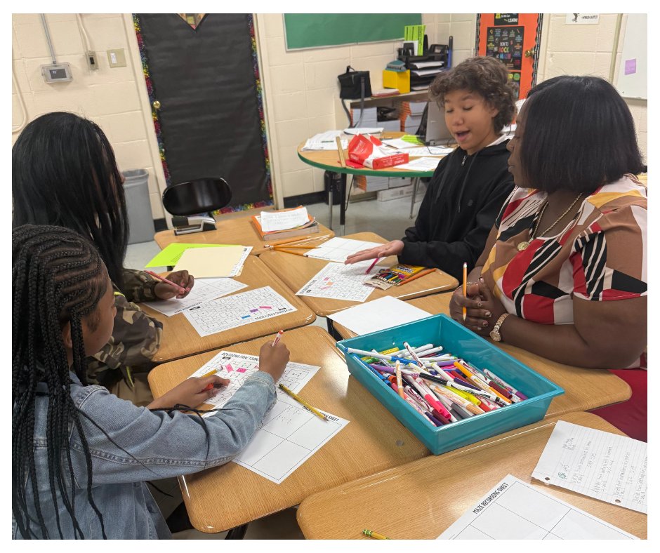 PikeSouth's tweet image. Students in Ms. Brittany Martin&apos;s class enjoyed a Divide with Fractions Maze, applying the KEEP, CHANGE, FLIP strategy while collaborating and having fun with math! #MathMagic #FractionFun edl.io/n1988825