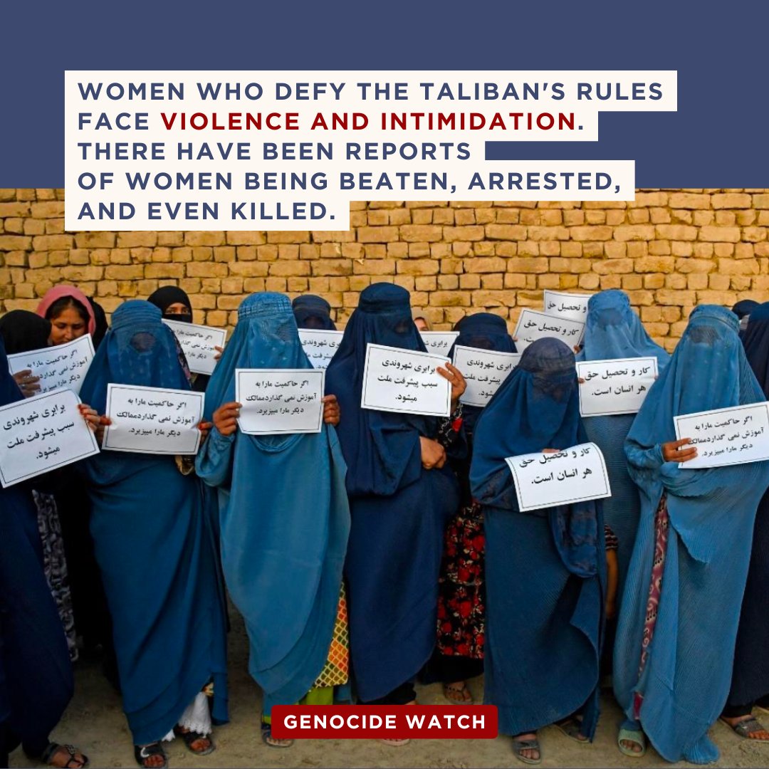 Gender apartheid under the Taliban regime in Afghanistan represents one of the most profound violations of women's rights in recent history. Read our new report on the subject on our website.