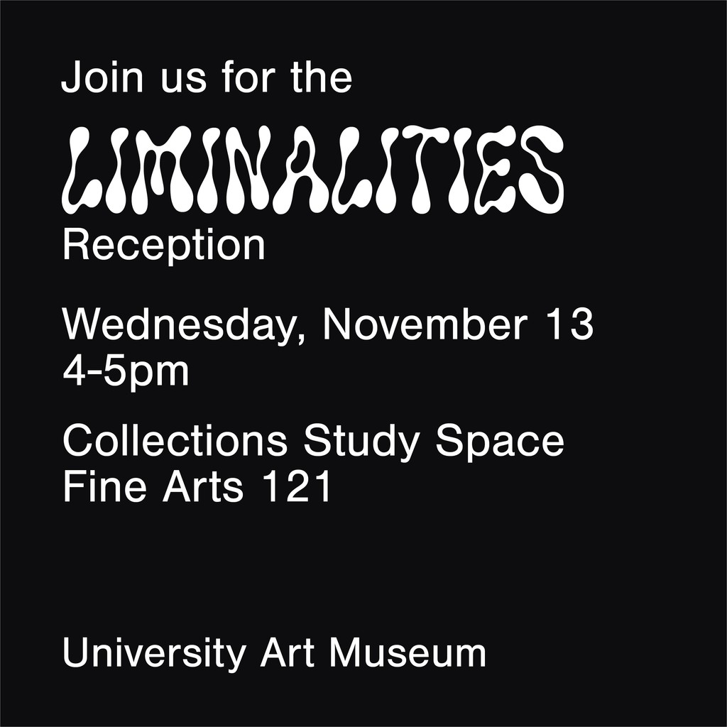 Save the Date! 
Join us for an informal reception in the UAM’s Collections Study Space (FA 121) on 11/13 from 4-5pm for LIMINALITIES, curated by Jesse Asher Alsdorf, BA ’24. 

Paul Wunderlich, Untitled, 1965, lithograph on paper, collection of UAM, UAlbany