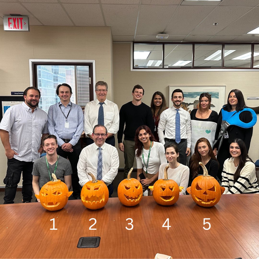 Happy Halloween! 🎃

Carving pumpkins is a time-honoured way to make spooky season truly fun.

That’s why I surprised #TeamDowney with a friendly competition to see who could create the scariest pumpkin.

Which one do you like best? 👻