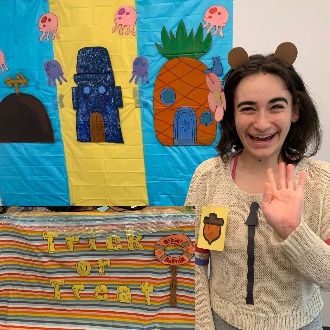 We take Halloween VERY seriously.👻 Swipe through the haunted halls and lairs of Two River Theater and let us know which set up YOU think has the decorations to die for!