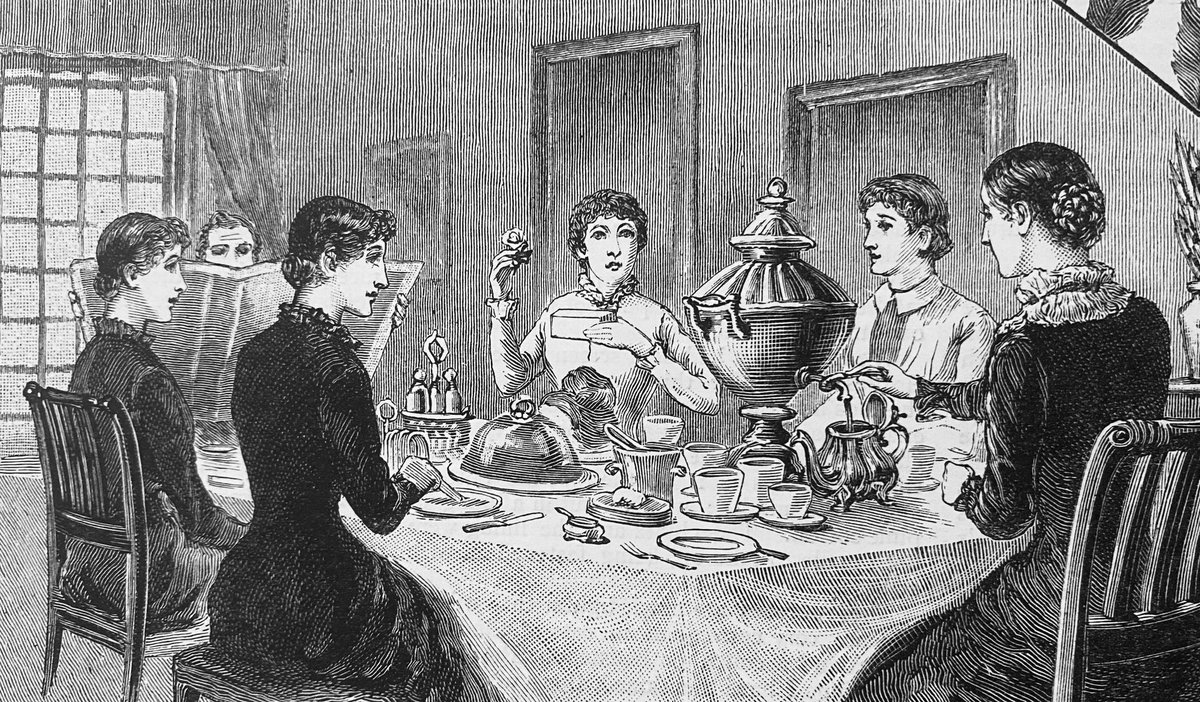 Serviettes are needed at every meal.