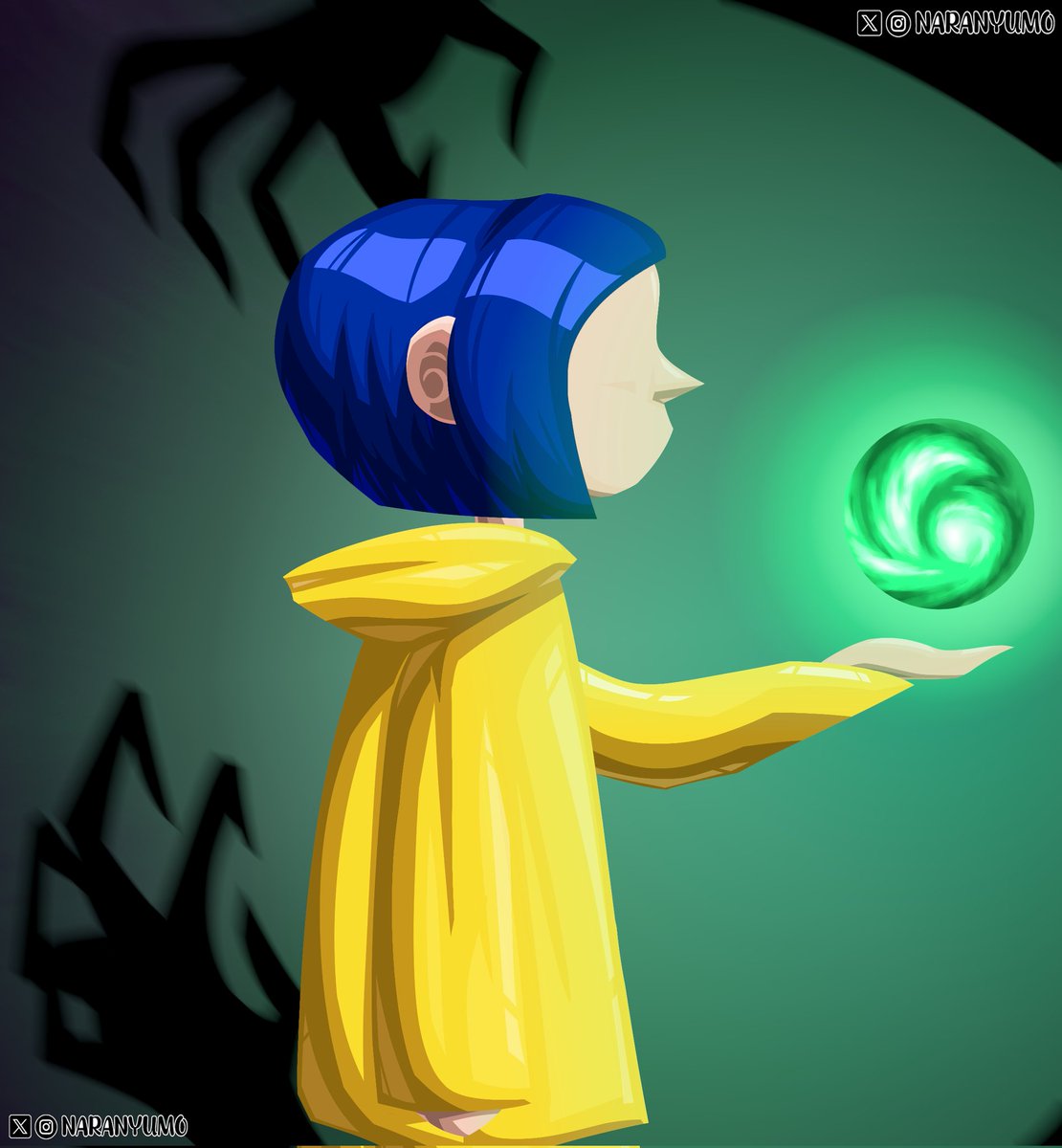 naranyumo's tweet photo. Fanartsito fast de Coraline siiium !!!
Espero que les gusteee ✨🐢

#coraline #coralineylapuertasecreta #fanart #Halloween #ilustracion https://t.co/1FFvG939cC
