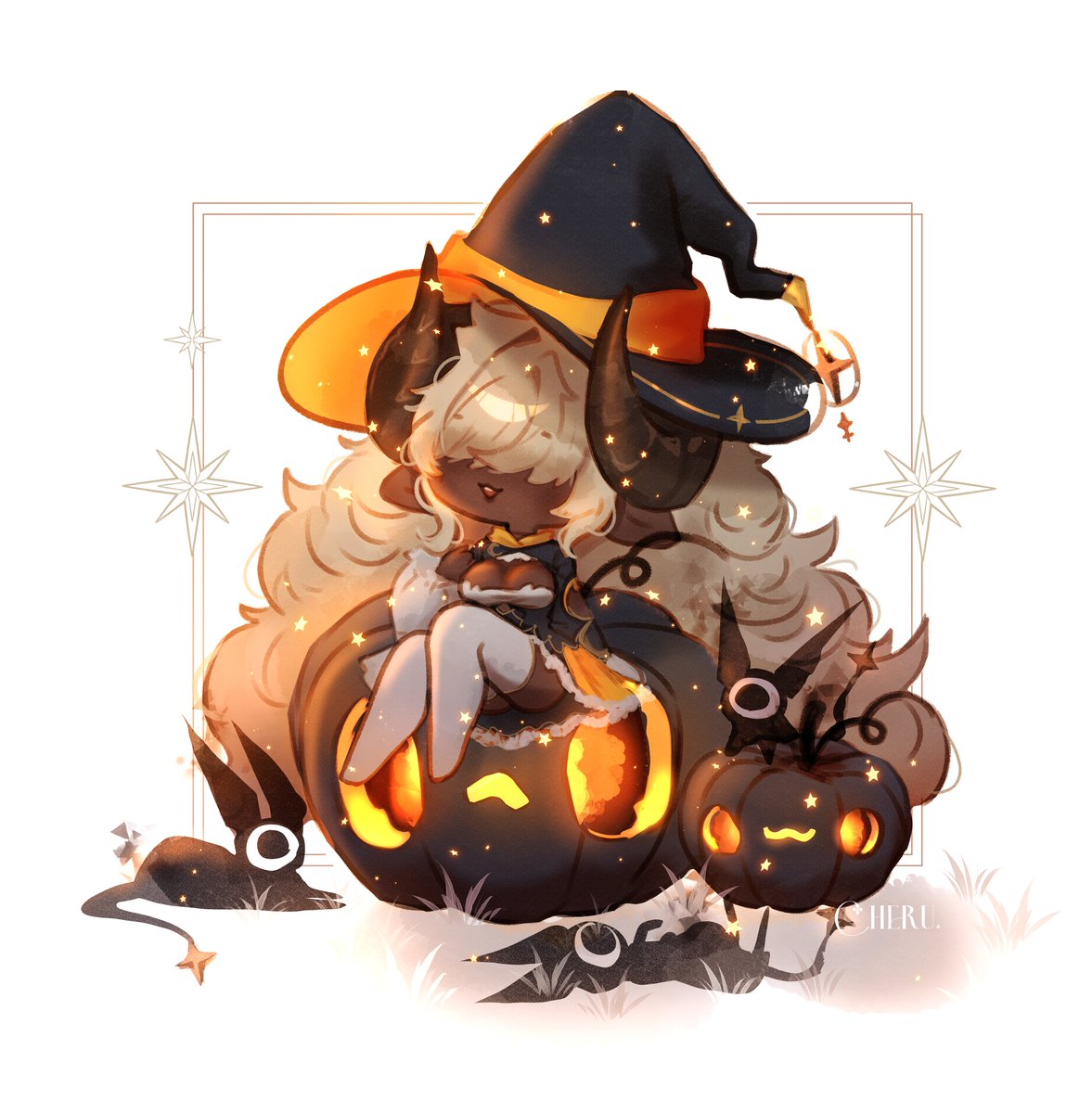 CheruleanArt's tweet photo. Black or orange pumpkins??🎃✨ https://t.co/xK07tqOtEz
