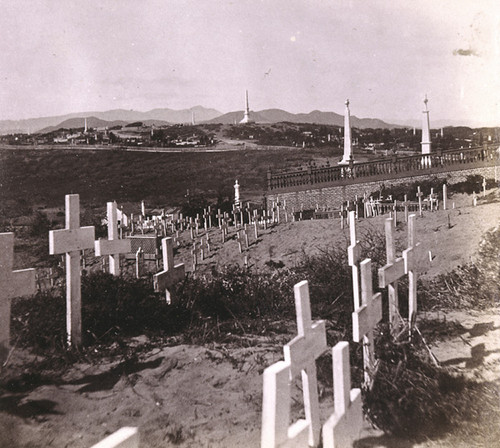Lone Mountain Cemetery. The dead in the dunes.