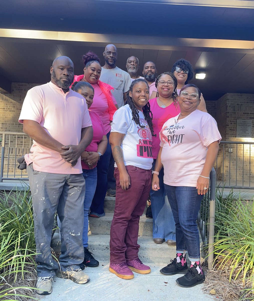 TiftonHousing's tweet image. Tifton Housing Authority proudly supports Breast Cancer Awareness Month! Wearing pink, we honor survivors, spread hope for those affected, remember those we've lost, and raise awareness for early detection. #TiftonHousing #TiftonGA #BreastCancerAwarenessMonth