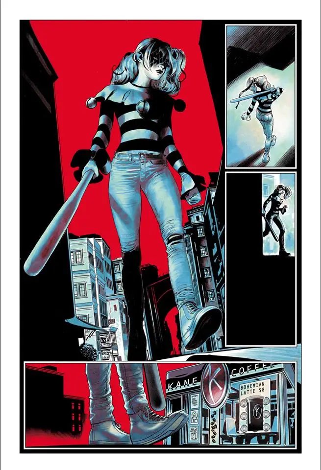 Comix by Chloe™️ (@chloe_in_pink) on Twitter photo Still waiting on <a href="/DCOfficial/">DC</a> to one day release an oversized edition of <a href="/marikotamaki/">mariko tamaki</a> and <a href="/stevepughcom/">steve pugh</a>’s HARLEY QUINN BREAKING GLASS because tbh look at this, man, like come the heck on. Digest size just… doesn’t cut it!!! Still waiting on <a href="/DCOfficial/">DC</a> to one day release an oversized edition of <a href="/marikotamaki/">mariko tamaki</a> and <a href="/stevepughcom/">steve pugh</a>’s HARLEY QUINN BREAKING GLASS because tbh look at this, man, like come the heck on. Digest size just… doesn’t cut it!!!
