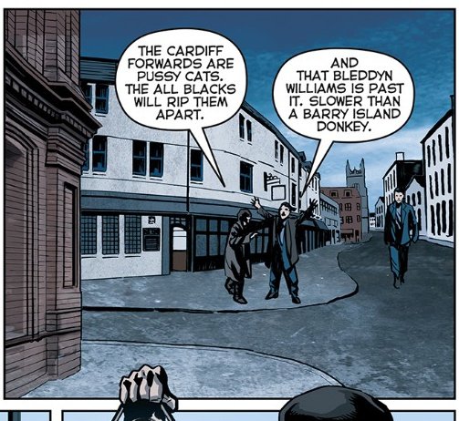 Bleddyn is now almost a year old.

Thanks to all who purchased and enjoyed.

Did you spot that writers <a href="/s_coombsy/">Steve Coombs</a> <a href="/jpstafford/">James Stafford 🇺🇦</a> in fact have cameos?

They are the two loudmouthed drunks stumbling out of the City Arms at closing time.

As with all things, we strived for accuracy.