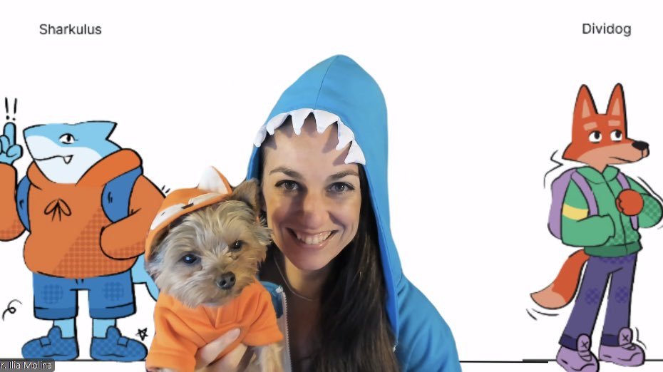 Happy Halloween 🎃 Harry and I loved dressing up for our Carnegie Learning meetings and crew. Sharkulus 🦈 and
Dividog 🦊 #iykyk