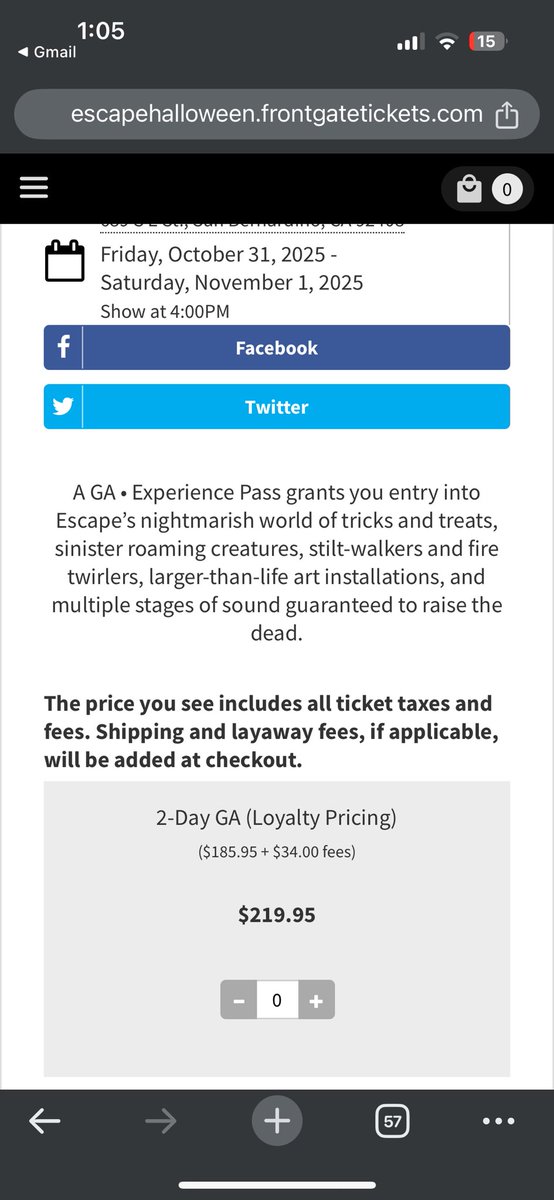 Swissytuan's tweet photo. Loyalty pricing? Same fucking price as when u release it last year around August time 😂😂🤡🤡 
Yall actually retarded 
@insomniacevents @EscapeHalloween https://t.co/JkmLKR5DbC