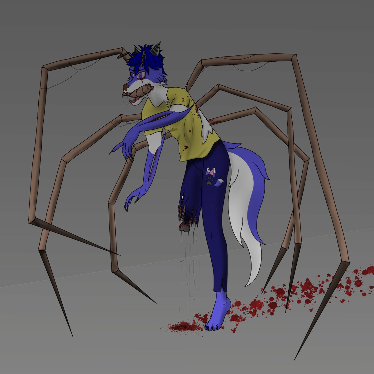 Mich_Arct_Fox's tweet photo. Spooky #halloween2024, dear #furryfandom!
Here's my #furryartwork I wanted to share with ya! https://t.co/m8KPtiFaY8