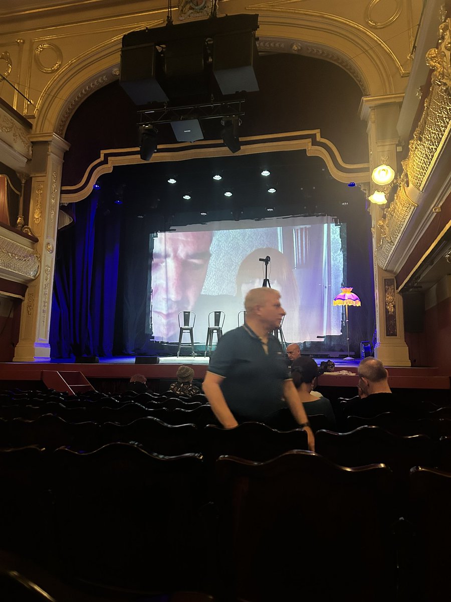 Yvette_Fans's tweet photo. Last night was amazing &amp; lots of activity wonder what 2night holds with it being Halloween? Excited 4 the show 2 start! @yfielding @realkarlbeattie @RadioGlen @StuartTorevell1 &amp; Greg! 
Have a great show guys &amp; Happy Halloween 2 you all! 

#MostHauntedstageShow
#MostHauntedLive https://t.co/zSSbcA4MVs