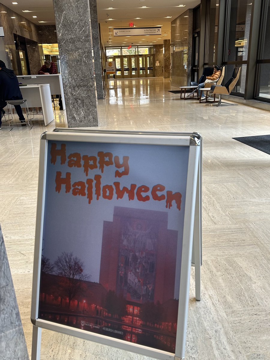 Today’s view 

⁦<a href="/NDLibraries/">Hesburgh Libraries</a>⁩