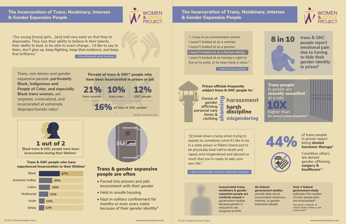 polypocketknife's tweet image. employment and housing discrimination leads to poverty, homelessness, survival sex work (not to mention profiling) leads to disproportionate incarceration largely in men’s prisons, leads to state-sanctioned sexual abuse, rape slavery, and murder—all while we’re denied transition.