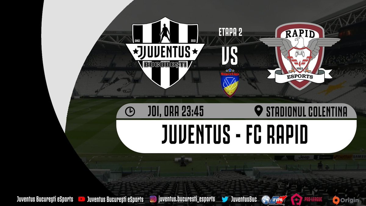 ⚪⚫️FC 25 SEASON 1⚪️⚫️
⭕️ Nativ City/Vinculum/FC Rapid
⭕️ VPG Balkan/VPG Elite Premier/VPL Romania
⏰ 22:00/23:15/23:45